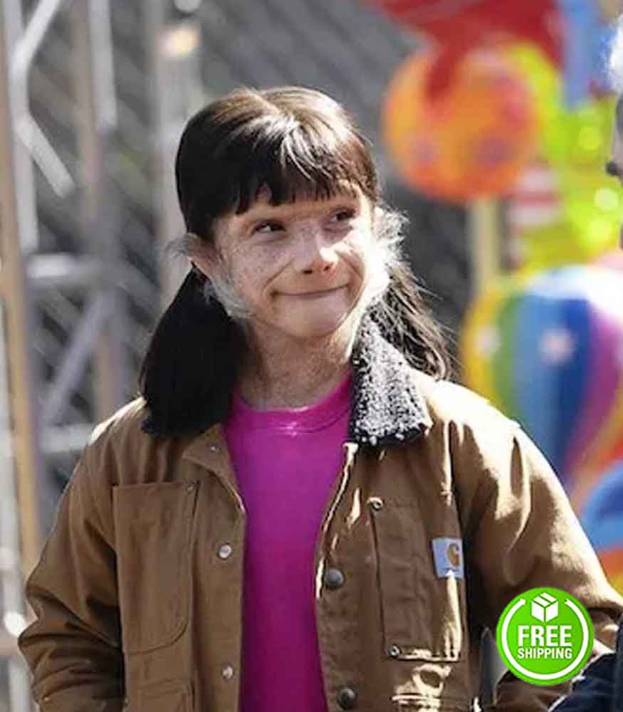 DOOM PATROL SEASON 2 ABIGAIL SHAPIRO (DOROTHY SPINNER) BROWN COTTON JACKET