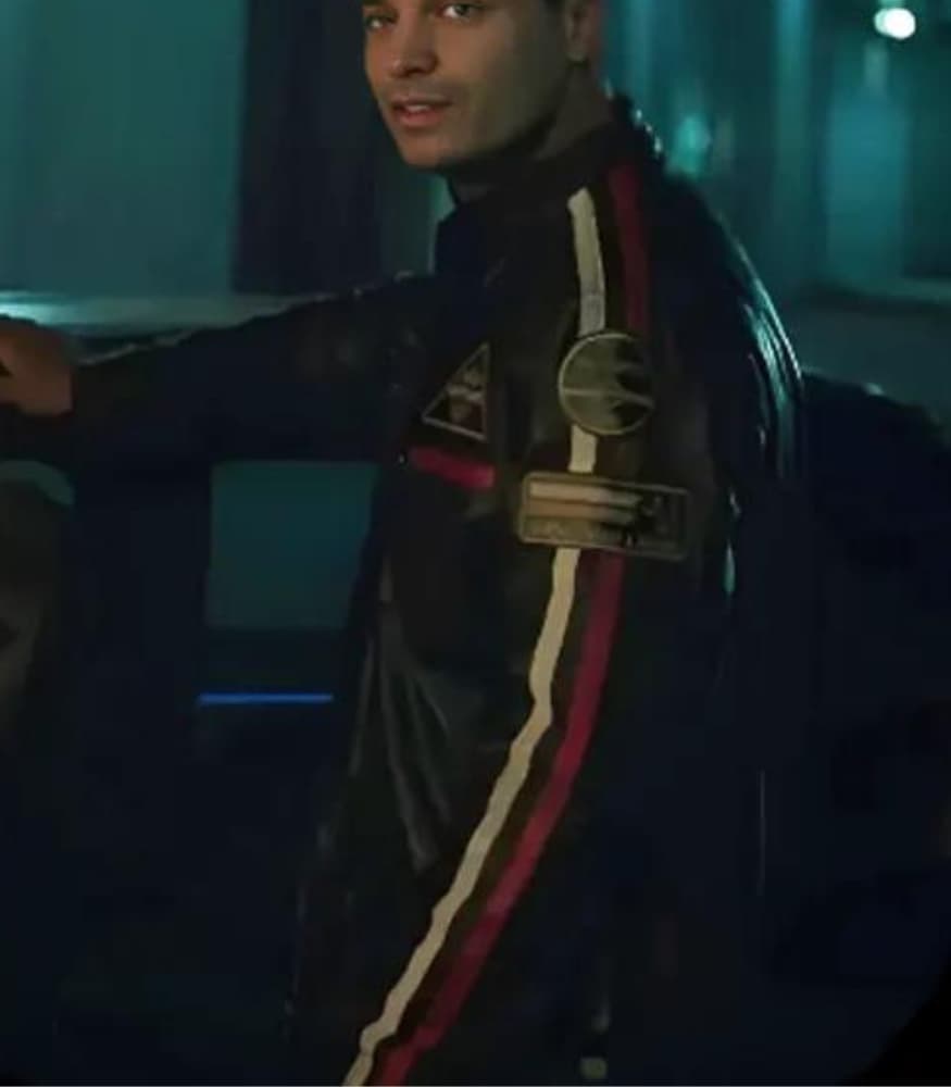 Berlin 2023 Adryen Mehdi Black Leather Jacket