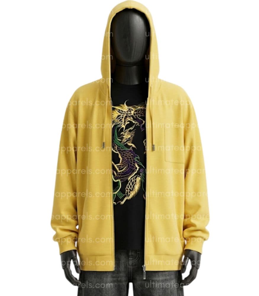 Breaking Bad Aaron Paul Jesse Pinkman Yellow Hoodie