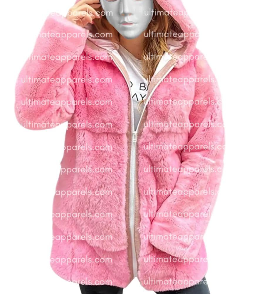 American Rapper Cam Ron Pink Fur Coat