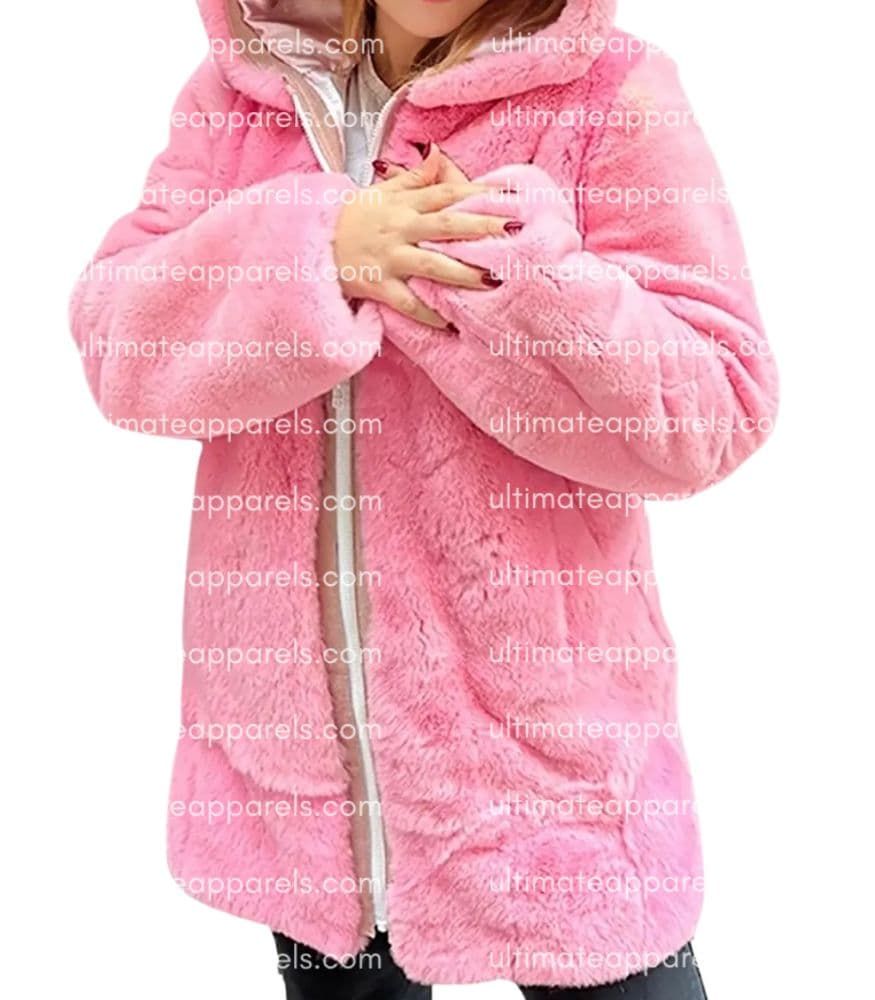 American Rapper Cam Ron Pink Fur Coat