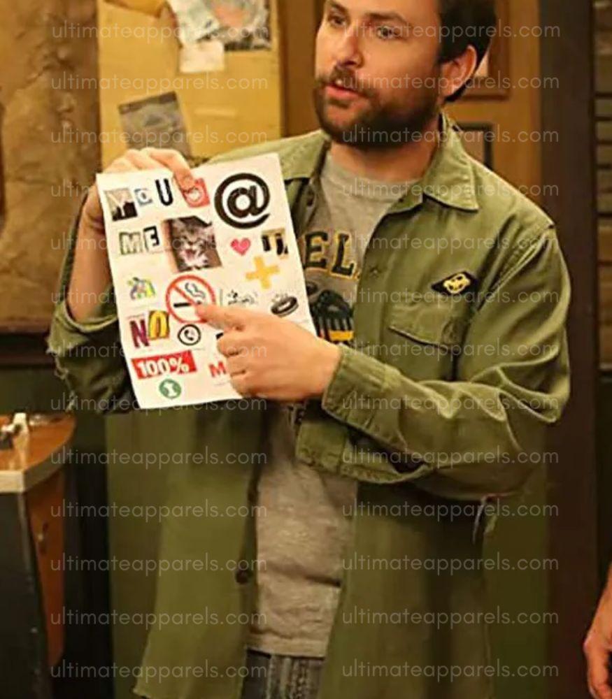 Charlie Day It’s Always Sunny in Philadelphia Charlie Kelly Green Jacket