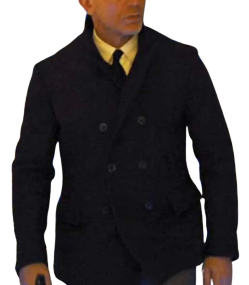 Skyfall Daniel Craig (James Bond) Wool Peacoat