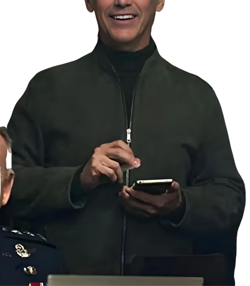 Don’t Look Up Mark Rylance (Peter Isherwell) Suede Jacket