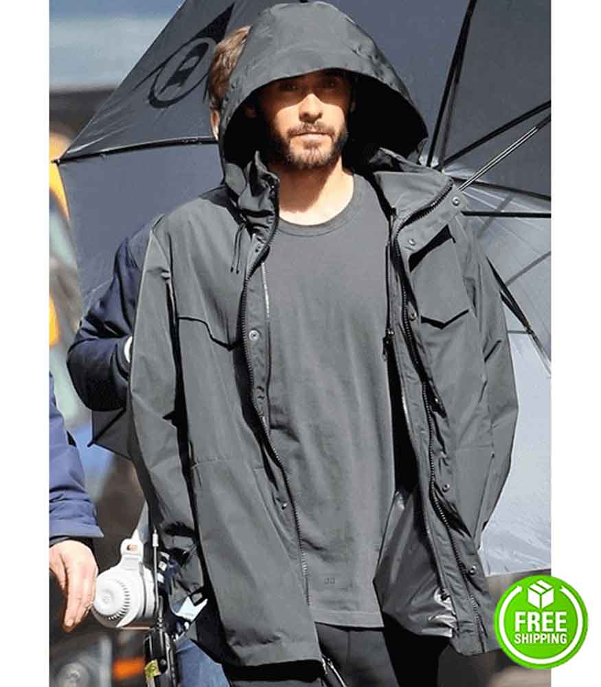 MORBIUS JARED LETO (DR. MICHAEL MORBIUS) GREY HOODED JACKET