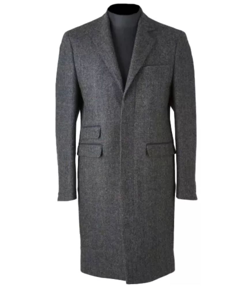 LUTHER IDRIS ELBA GREY COAT