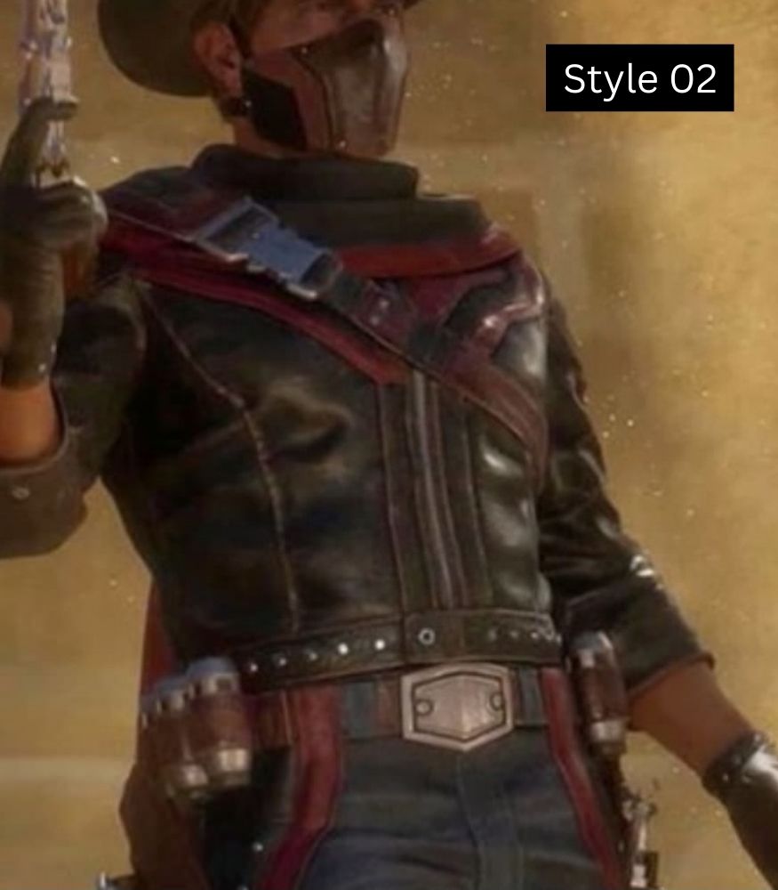 Mortal Kombat 11 Erron Alligator Brown Leather Jacket