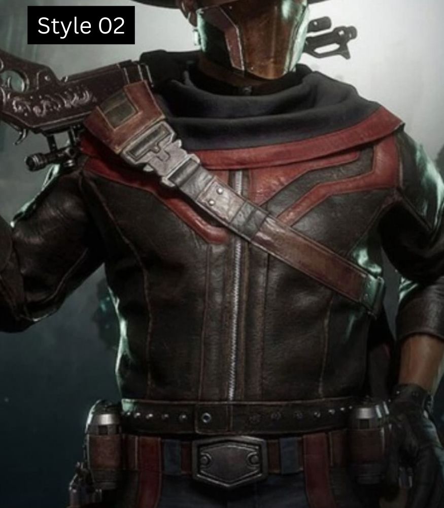 Mortal Kombat 11 Erron Alligator Brown Leather Jacket