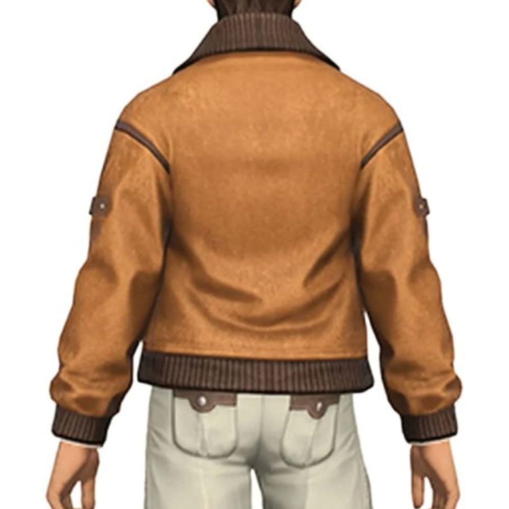 Final Fantasy XIV Brown Varsity Jacket
