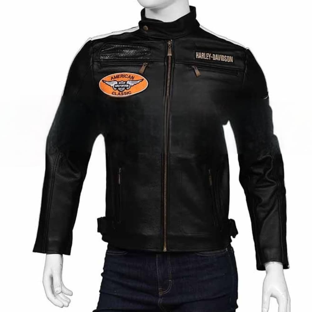 Harley Davidson Command Black Leather Jacket