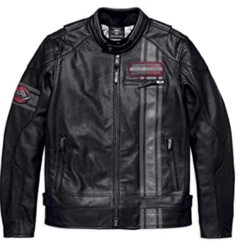 Harley Davidson Manta Black Leather Jacket