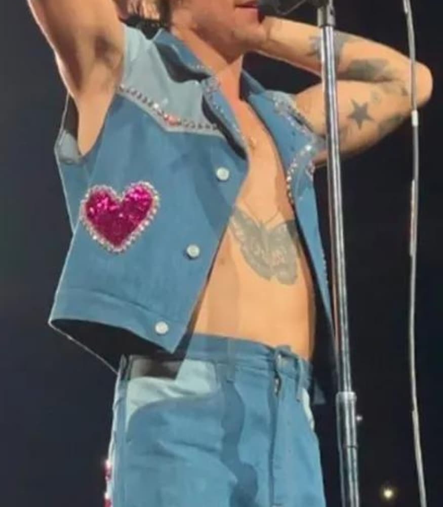 Harry Styles Love On Tour Denim Vest