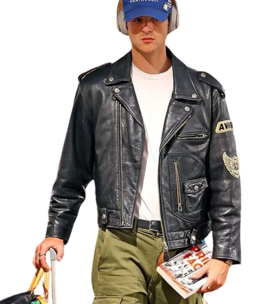 Jacob Elordi (Australian Actor) Leather Jacket