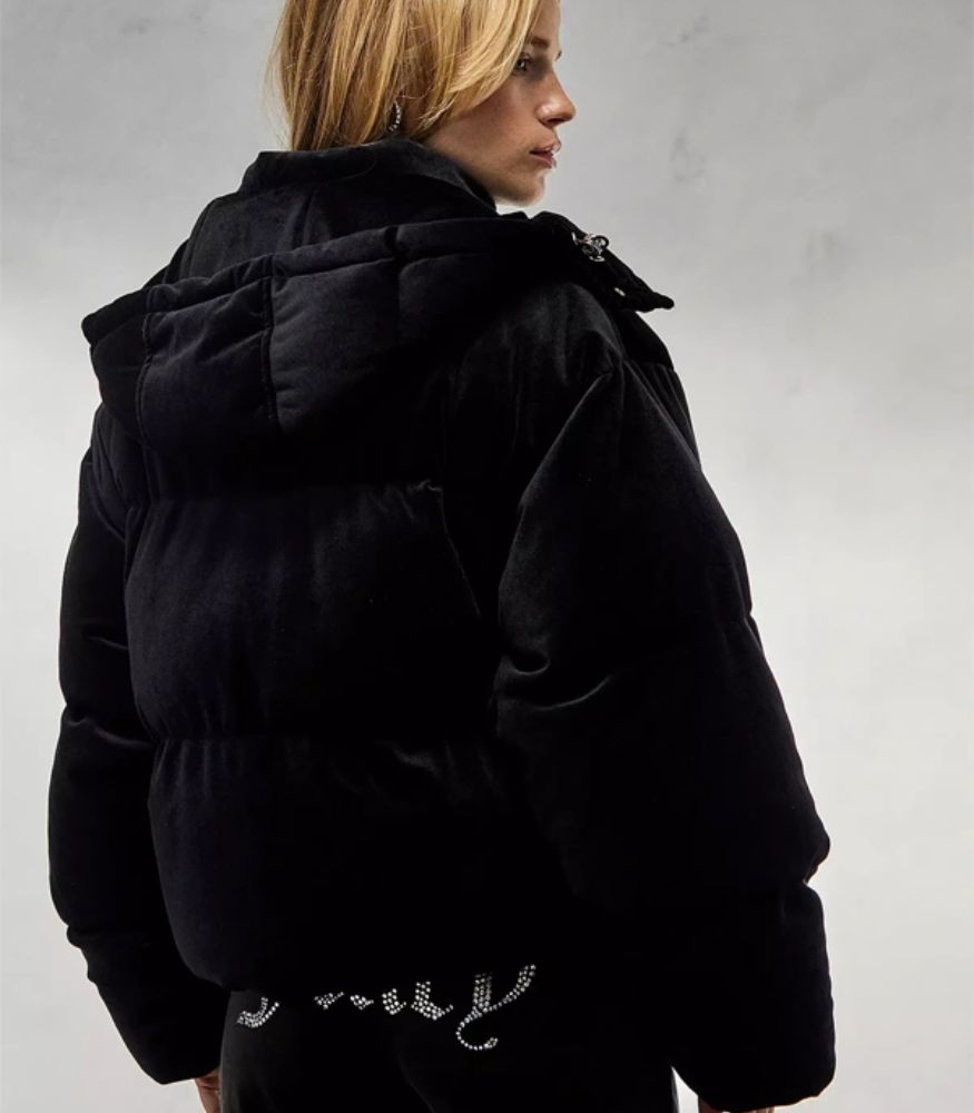 Juicy Couture Rosalia Hooded Puffer Jacket