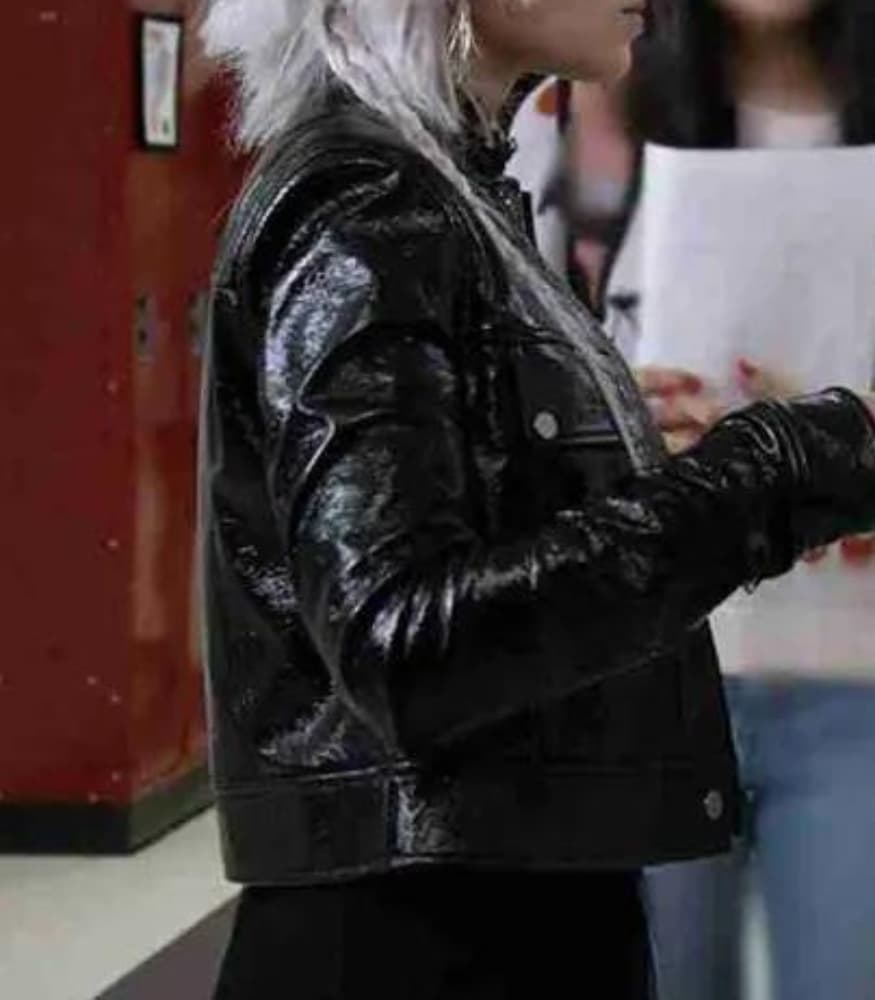 Just Beyond 2021 Jy Prishkulnik Black Leather Jacket