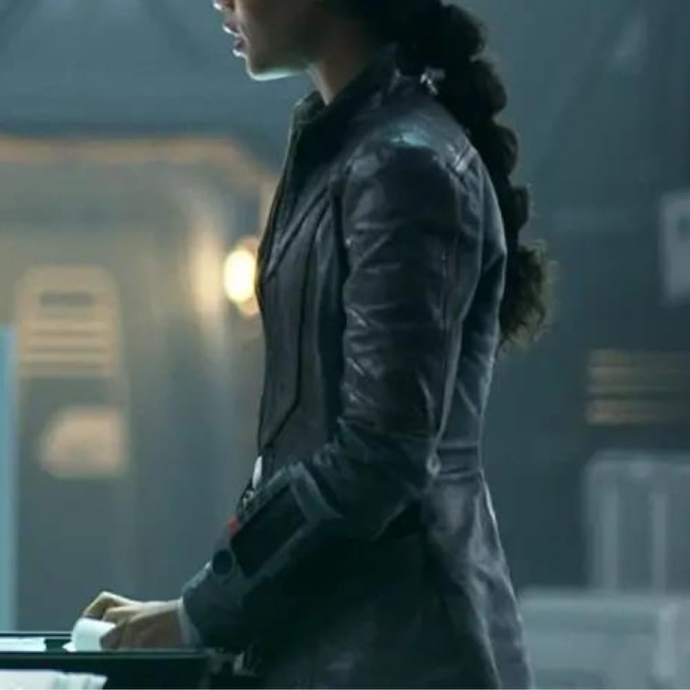 Lost In Space Judy Robinson Brown Leather Jacket