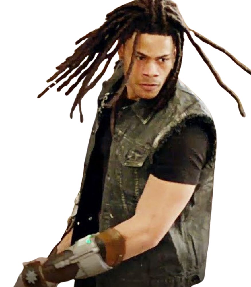 Black Lightning Jordan Calloway (Painkiller) Leather Vest