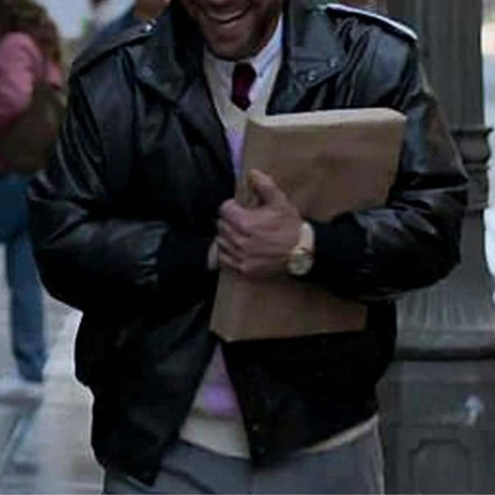 Paul Rudd The Shrink Next Door Black Leather Jacket
