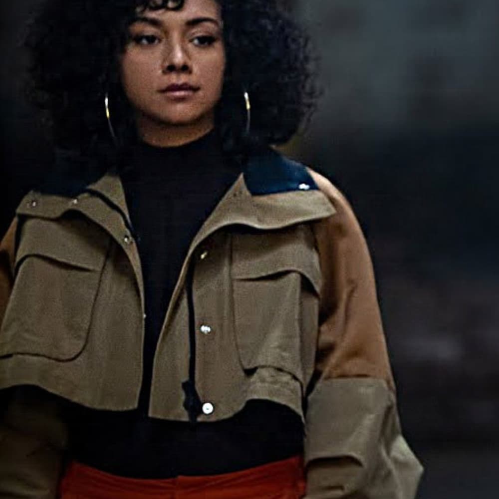 Power Book II Ghost S03 Effie Morales Brown Cropped Jacket