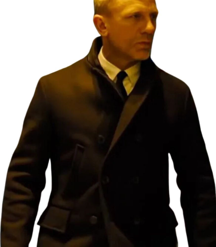 Skyfall Daniel Craig (James Bond) Wool Peacoat