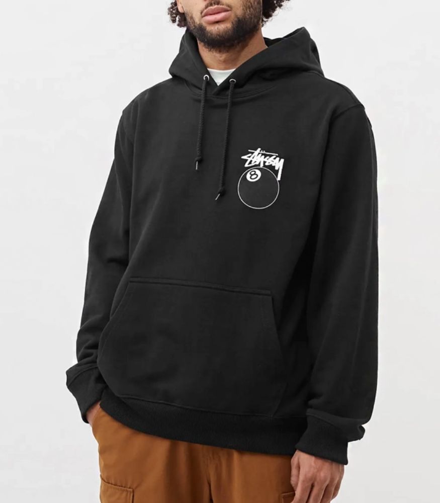 Stussy 8 Ball Pullover Black Hoodie