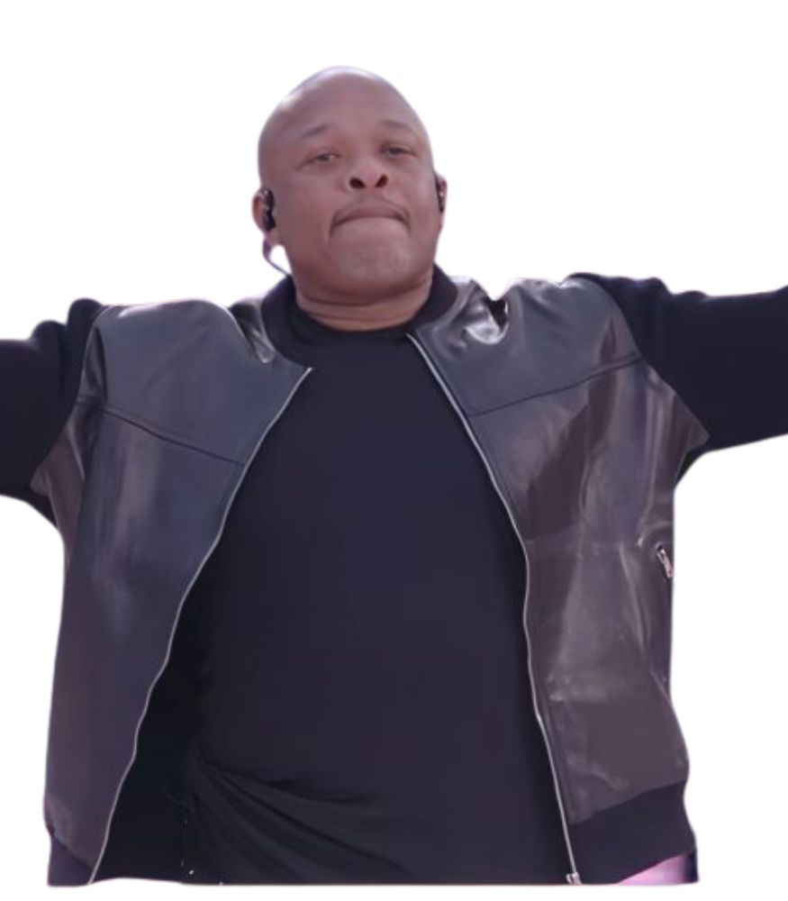Super Bowl Dr.Dre Leather Jacket