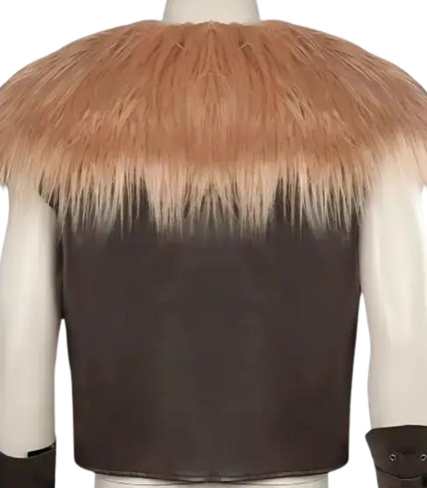 Kraven the Hunter (Taylor-Johnson) Leather Fur Vest