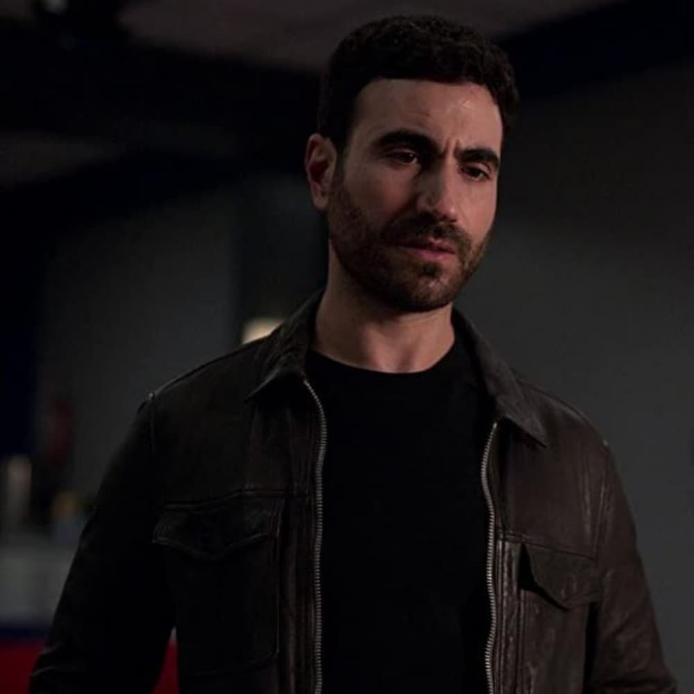 Ted Lasso Brett Goldstein (Roy Kent) Brown Leather Jacket