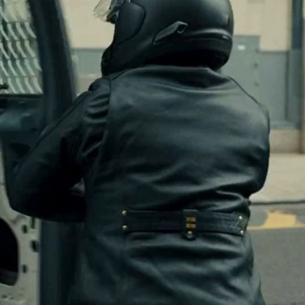 The Equalizer Queen Latifah Black Biker Leather Jacket