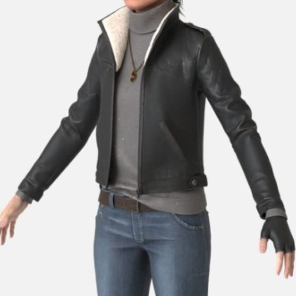 The Medium Marianne Shearling Leather Jacket