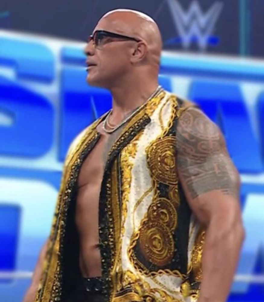 The Rock WWE Smackdown Dwayne Johnson Vest