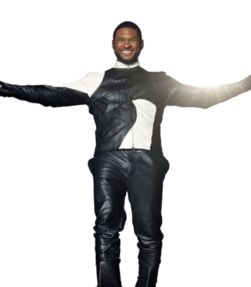 Usher Las Vegas Black and White Jacket