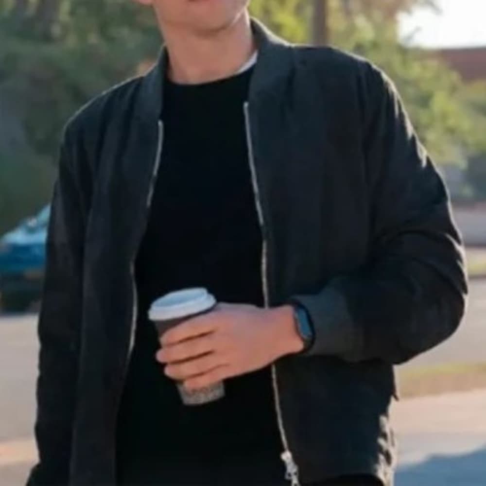 Your Place or Mine 2023 Ashton Kutcher Bomber Jacket